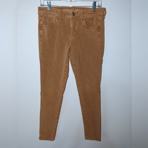 American Eagle 360 Super Stretch Jeggings Size 8 Camel/Tan